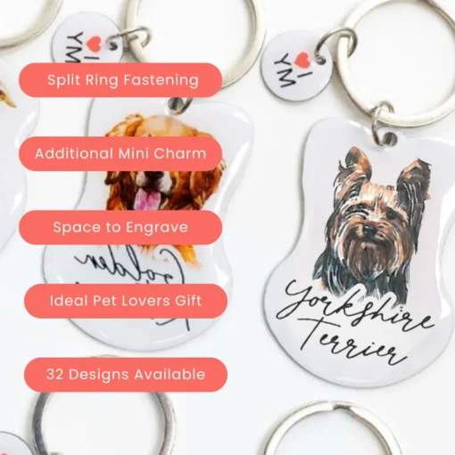 Splosh Pet Keyring - Yorkshire Terrier