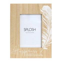 Splosh Tranquil Frame 4x6 - Wooden Happiness