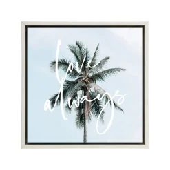 Splosh Tranquil Framed Canvas 34x34 - Love Always