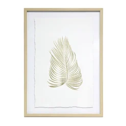 Splosh Tranquil Framed Wall Art 44x46 - Gold Leaf